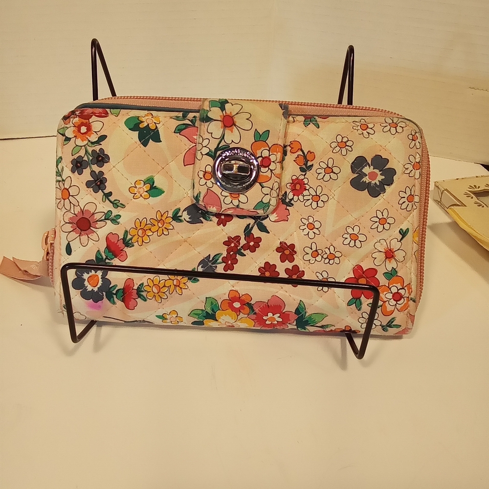 Vera Bradley Multicolor Floral Quilted Wallet